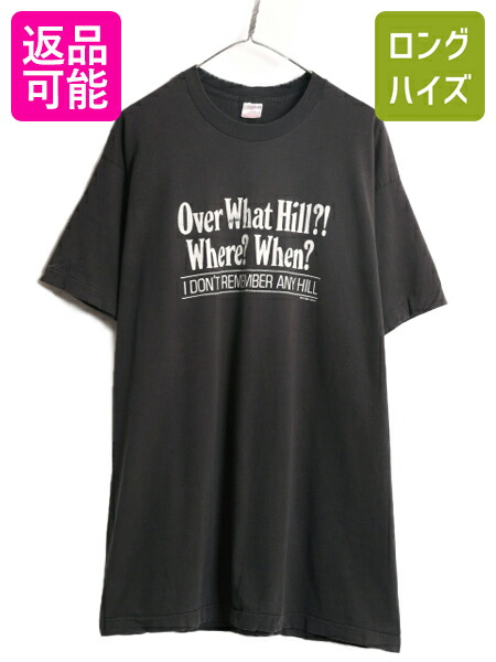 USA製 80s 90s アメリカ 半袖Tee Tシャツ 欲 ヴィンテージ 墨黒 楽天市場】90s USA製 ☆ メッセージ プリント Tシャツ メンズ XL