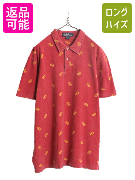 楽天市場】90s □ ポロスポーツ ラルフローレン フィッシュ 総柄