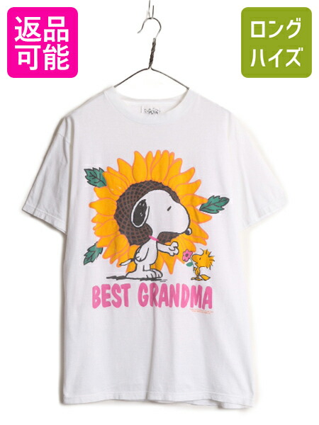 USA製 Champion チャーリーブラウン×スヌーピー染込プリント Tシャツ USA製 Champion チャーリーブラウン×スヌーピー染込プリント T