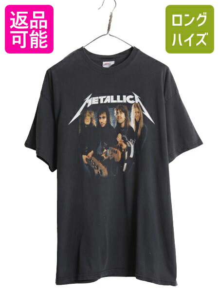 【楽天市場】00s メタリカ アニメ キャラクター イラスト プリント Tシャツ メンズ L / オールド METALLICA オフィシャル 当時物  バンド ロック 黒| ブラック GIANT 古着 中古 00年代 00's アメコミ キャラ グラフィック 半袖Tシャツ プリントTシャツ バンドT  ...