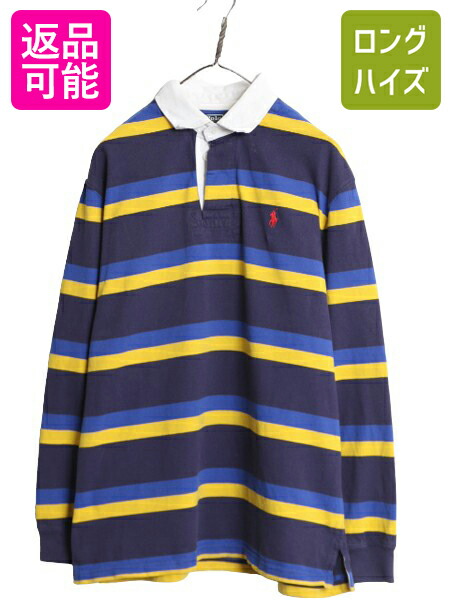 ラルフローレン 90s ラガーシャツ 長袖 XL ボーダー s-spd26y24n09zf46d.jpg