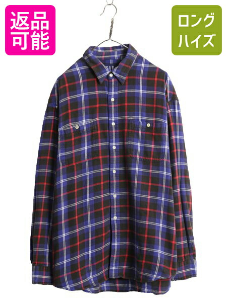 月*衝様 【好配色】 60s〜70s King kole ネルシャツ サイズ◎ 60s 70s KING KOLE ヘビー ネルシャツ ビンテージ