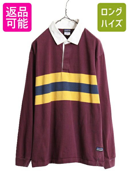 80s デカタグ　パタゴニア ストライプ ラガーシャツ 長袖 80s デカタグ パタゴニア ストライプ ラガーシャツ 長袖 - メルカリ