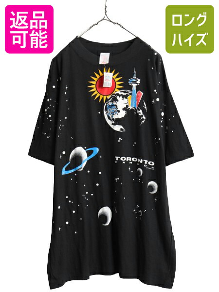 90s リキッドブルー　太陽と月　総柄　XL usa製 90s リキッドブルー 太陽と月 総柄 XL usa製 Yahoo!オークション