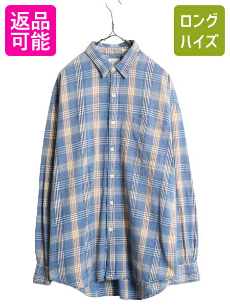 楽天市場】90s □ OLD GAP リネン 長袖 シャツ メンズ M L 程