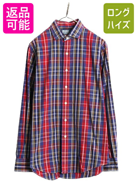 楽天市場】90s □ ラルフローレン チェック 長袖 シャツ メンズ