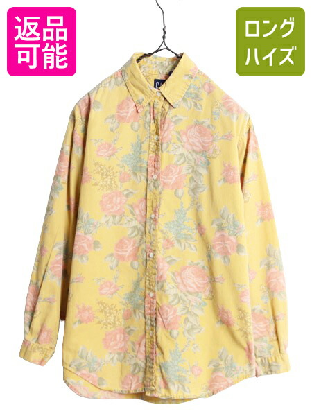 古着　80s Gap Clothing Co コーデュロイシャツ　ネイビー　M r-myd01y25n01z1874.jpg