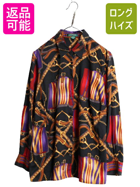 楽天市場】高級 100% リネン □ LAUREN ラルフローレン 花柄 7分