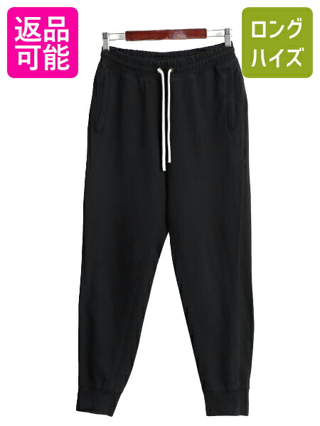 【4/12 24h限定777円OFFクーポン!】 ノースフェイス ポケット付き スウェット パンツ メンズ S / 古着 The North Face アウトドア トレーナー ワンポイント スエット 裏起毛 黒| 中古 ノース ブラック スウェットパンツ スエットパンツ イージーパンツ 裾リブ トレーニング