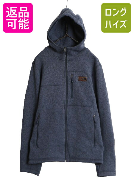 【7/24 400円OFFクーポン×ポイント5倍】 US企画 ノースフェイス ゴードン ライオンズ パーカー ジャケット メンズ M / The North face アウトドア フリース セーター フルジップ 紺| 古着 中古 日本未発売 フリースジャケット ジャンパー ブルゾン ニット フード ハイネッ|古着ヴィンテージショップLong his