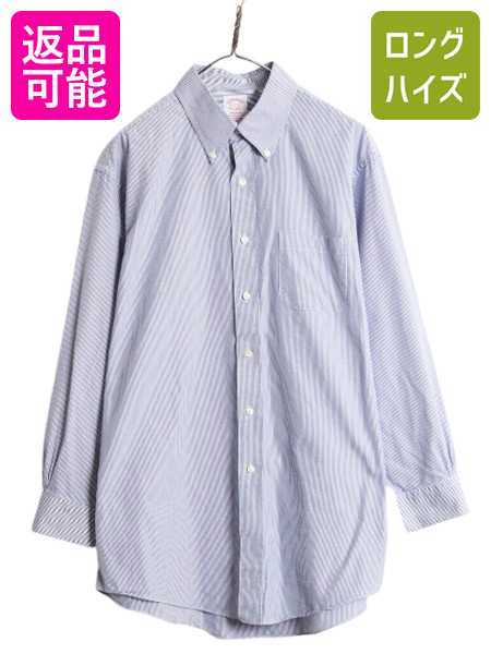 ☆新品未使用☆ブルックスブラザーズ 長袖シャツ ボタンダウン USA製 90s Brooks Brothers - 90s ブルックスブラザーズ 長袖 ボタンダウン