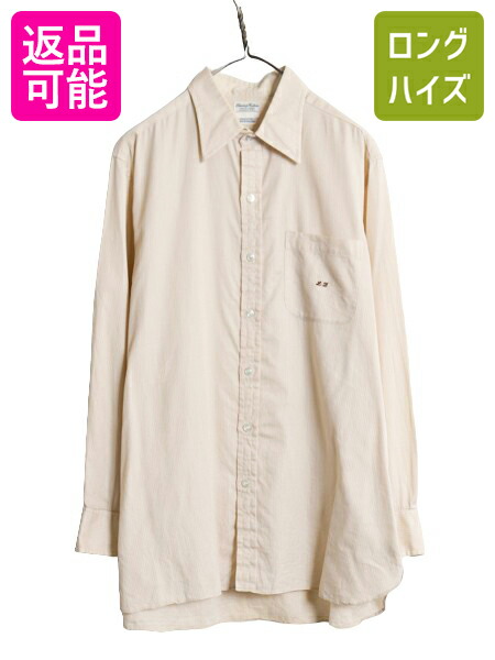 楽天市場】70s 80s ピエールカルダン 織柄入り 長袖 シャツ