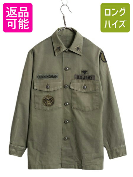 楽天市場】【9/23 マラソン最終日 400円OFF&P5倍!!】 60s 68年製 米軍実物 US ARMY コットン サテン ユーティリティ  シャツ メンズ M程 60年代 ヴィンテージ アーミー シャツ袖 2nd OG107 軍物| 古着 中古 60's ビンテージ USARMY  ミリタリー ミリタリーシャツ ...