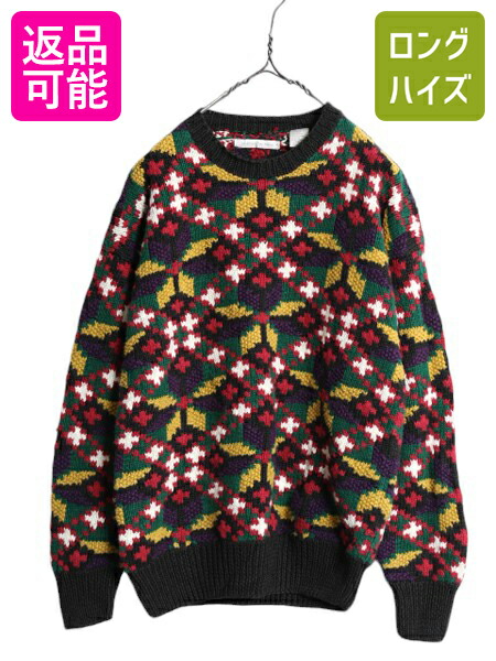 90s カナダ製　TUNDRA  ツンドラ　ジップニット 楽天市場】90s カナダ製 TUNDRA 3D 立体編み コットン ニット セーター