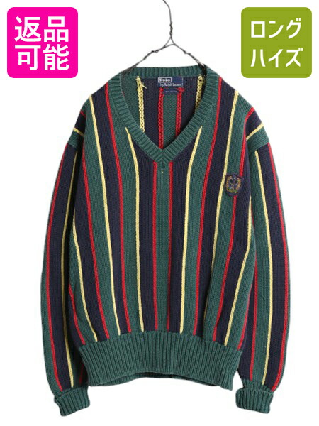 楽天市場】ラルフローレン Vネック コットン ケーブル ニット