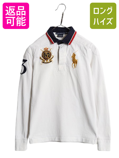 楽天市場】□ ラルフローレン ボーダー 長袖 ラガー シャツ