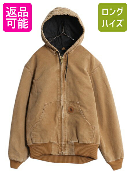 楽天市場】US企画 カーハート アクティブ ジャケット メンズ L / 古着 CARHARTT ダック パーカー メッシュ ライナー ワーク  フルジップ ネイビー 濃紺| 中古 日本未発売 廃盤 ブルゾン ジャンパー ワークジャケット アクティブジャケット フード ジップパーカー ワン ...