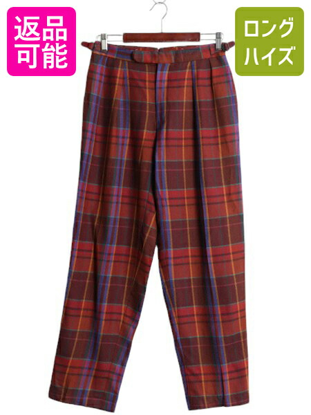 80s Ralph Lauren 格子柄スラックス 32✕34 ツータック 楽天市場】□ POLO ポロ ラルフローレン 2タック グレンチェック