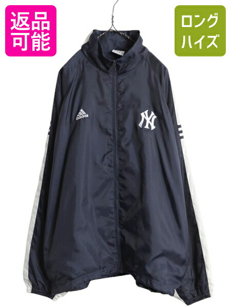 ビンテージ90年代FELCOニューヨークヤンキースワッペン付ナイロンスタジャンM 90s USA製 STARTERスターター MLB New York Yankees