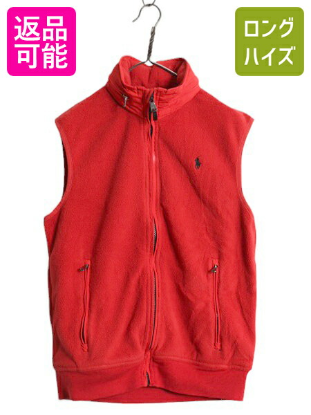 ポロスポーツ ラルフローレン リバーシブル ナイロン フリース ベスト 黒 赤 楽天市場】00s USA製 ポロスポーツ ラルフローレン フリース