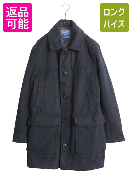 PENDLETN ペンドルトン　ギャングコート　ウールコート　ボアコート　90s 00's PENDLETON Wool Coat シャープなカタチがウリのペン