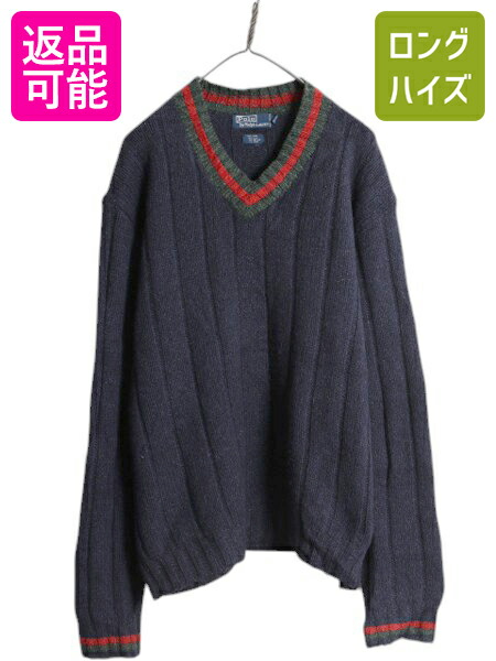 RALPH LAUREN チルデンニット HAND KNIT ケーブル XL. x-dcd28y23n07xc57c.jpg