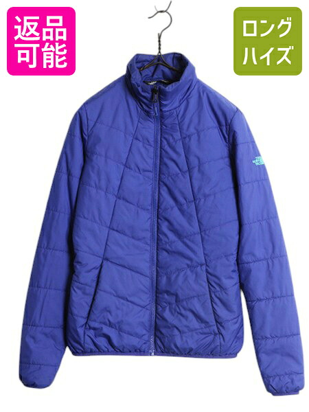 【4/20 777円OFFクーポン×最大8倍】 ノースフェイス 中綿 キルティング ナイロン ジャケット レディース XS / 古着 The North Face ブルゾン フルジップ アウトドア ハイネック| 中古 ノース ジャンパー 中綿ジャケット キルティングジャケット ナイロンジャケット ジップ