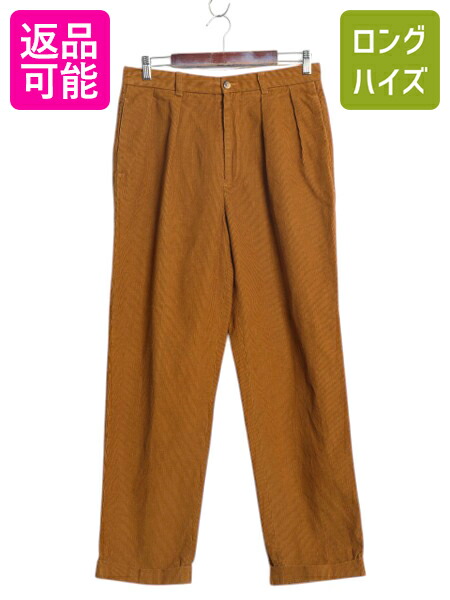 楽天市場】90s J CREW 2タック 細畝 コーデュロイ パンツ メンズ 32 90