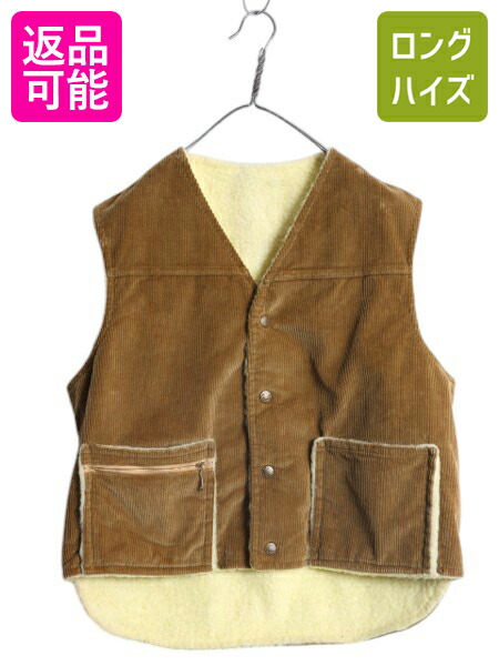 楽天市場】70s USA製 CARTERS 裏 ボア モールスキン ベスト メンズ M