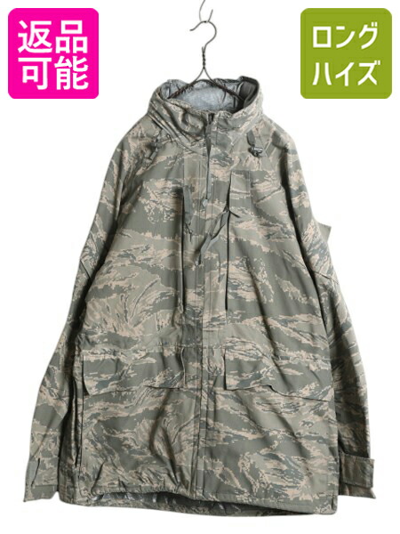 【4/7 最大半額セール×ポイント5倍】 米軍実物 APECS デジタル タイガーカモ 迷彩 ゴアテックス ジャケット MEDIUM REGULAR 古着 08年製 ミリタリー 軍物 エアフォース USAF ABU| 古着 中古 GORETEX ECWCS エクワックス マンパ マウンテンパーカー 迷彩柄 カモフラージュ 16,622円