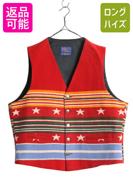楽天市場】60s 70s ☆ オルテガ チマヨ ベスト 44 メンズ L