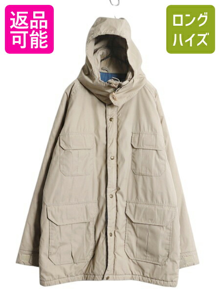 US古着◆ウールリッチ ライナー付ジャケット ベージュ メンズL WOOLRICH（ウールリッチ）の「80s 90s USA製 Woolrich ウール