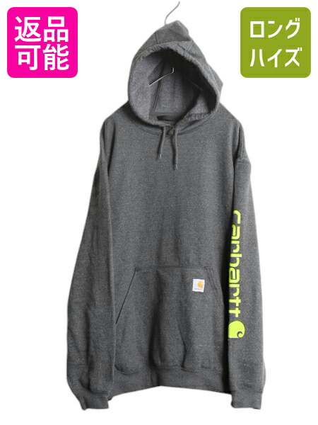 楽天市場】カーハート 袖 プリント スウェット フード パーカー