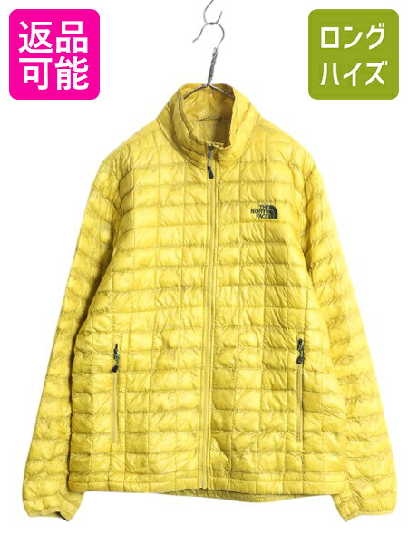 【4/9 最大半額セール×ポイント5倍】 US企画 ノースフェイス 中綿 キルティング ナイロン ジャケット メンズ M The North Face アウトドア サーモボール ジャンパー パッカブル | 中古 日本未発売 ブルゾン 中綿ジャケット ナイロンジャケット フルジップ プリマロフト ワ