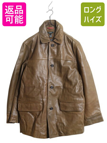 90s J.CREW leather jacket MA-1 type 巨人タグ 楽天市場】90's □ JCREW ジェイクルー 中綿 キルティング