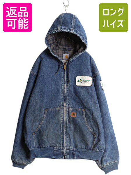 楽天市場】80s 90s USA製 □ カーハート チェック ライナー付き