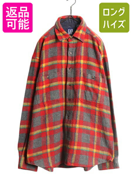 楽天市場】00s OLD GAP チェック 中綿 ウール ジャケット メンズ