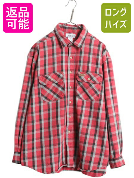 ★値下げ★美品★Carhartt カーハート ボア　チェックネルシャツ XL ☆値下げ☆美品☆Carhartt カーハート ボア チェックネルシャツ