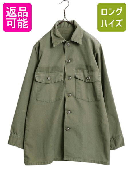 70sヴィンテージ　ミリタリー　US古着　アメリカ軍　長袖シャツ　L ネイビー 楽天市場】70s 80s 米軍実物 US ARMY ユーティリティ シャツ