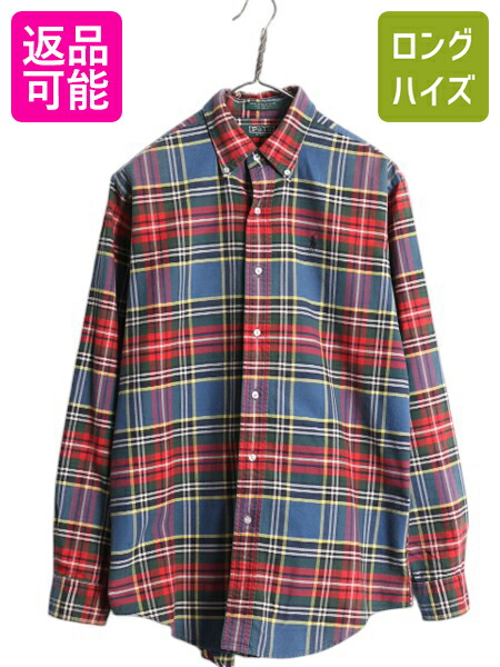 楽天市場】90s □ ポロスポーツ ラルフローレン チェック 長袖 ヘビー