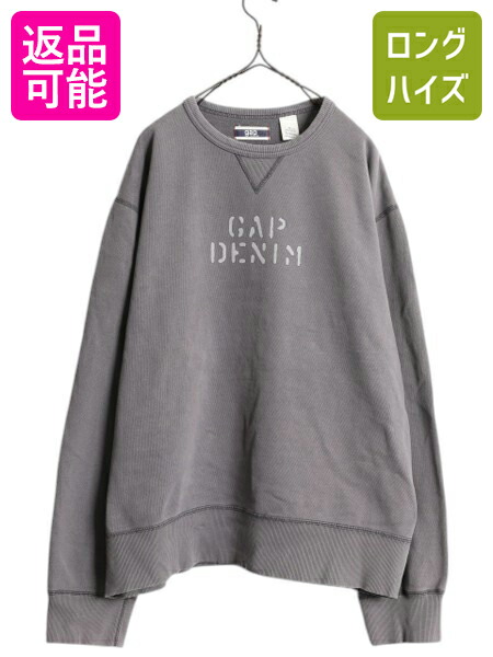 楽天市場】90s OLD GAP 前V 無地 スウェット トレーナー メンズ L / 90