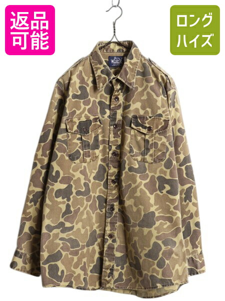 楽天市場】80s USA製 ウールリッチ ダックハンター カモ シャモア