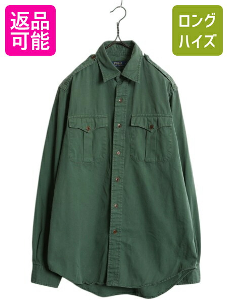 大人気定番商品 ラルフローレン ポロ 楽天市場】90s 長袖 メンズ シャツ ラガー ウェア