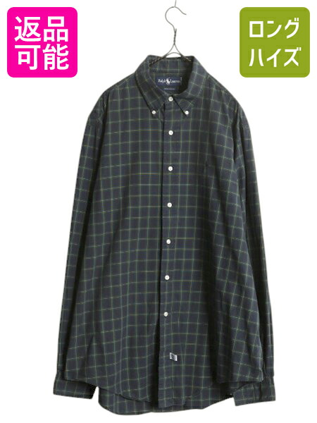楽天市場】90's オールド □ ラルフローレン チェック 長袖