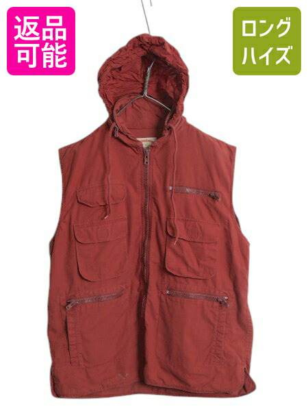 希少‼︎ dezert ベスト　ブラウン　アウトドア　ビンテージ 古着 80s USA製 GERRY 軽量 ボリューム ダウン ベスト 茶 M 古着