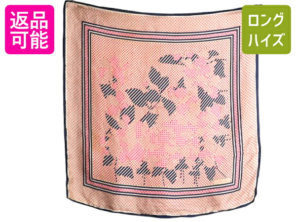 ブランド　ハンカチーフ　未使用品（デッドストック） 楽天市場】デッドストック 90s イタリア製 100% シルク □ ポロ