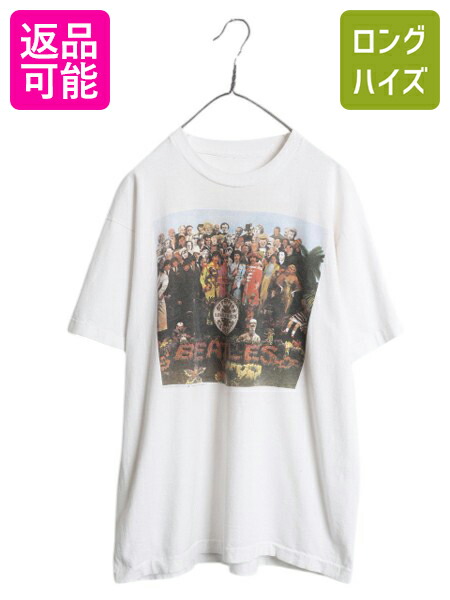 楽天市場】90s ☆ ビートルズ アニメ イラスト プリント Tシャツ