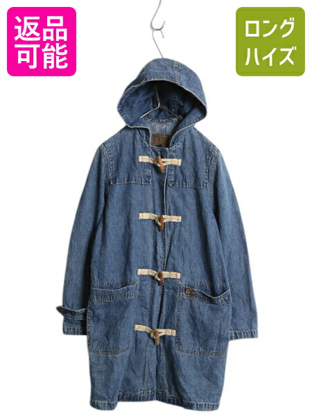 楽天市場】90s オールド □ Denim&Co 麻トグルボタン ブラック