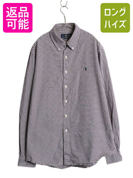 楽天市場】□ ラルフローレン ギンガム チェック ボタンダウン