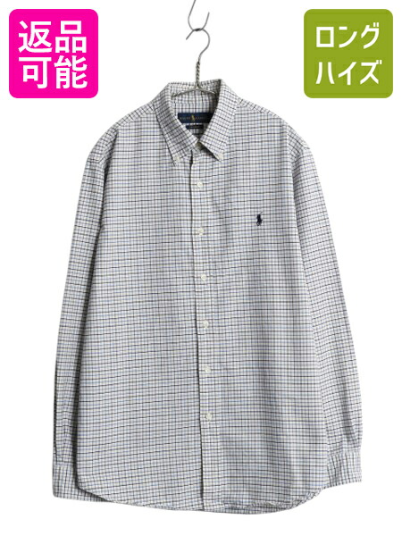 楽天市場】90s ラルフローレン ボーダー 長袖 ラガー シャツ